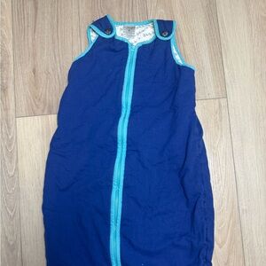 Baby DeeDee Blue Sleepsack with Teal Accents 6-18 M